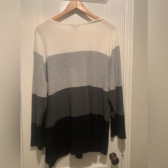 Vince Camuto Womens Waffle Stitch Font Pockets Sweater XXL - Picture 7 of 15